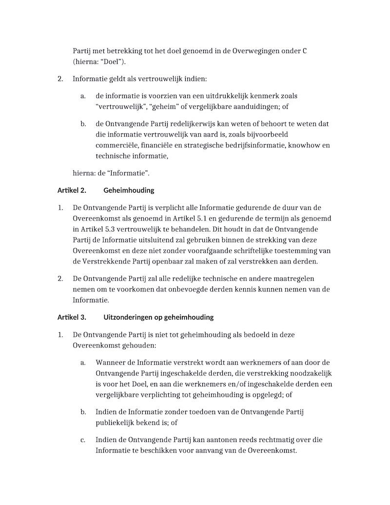 Voorbeeld van document, pagina 2